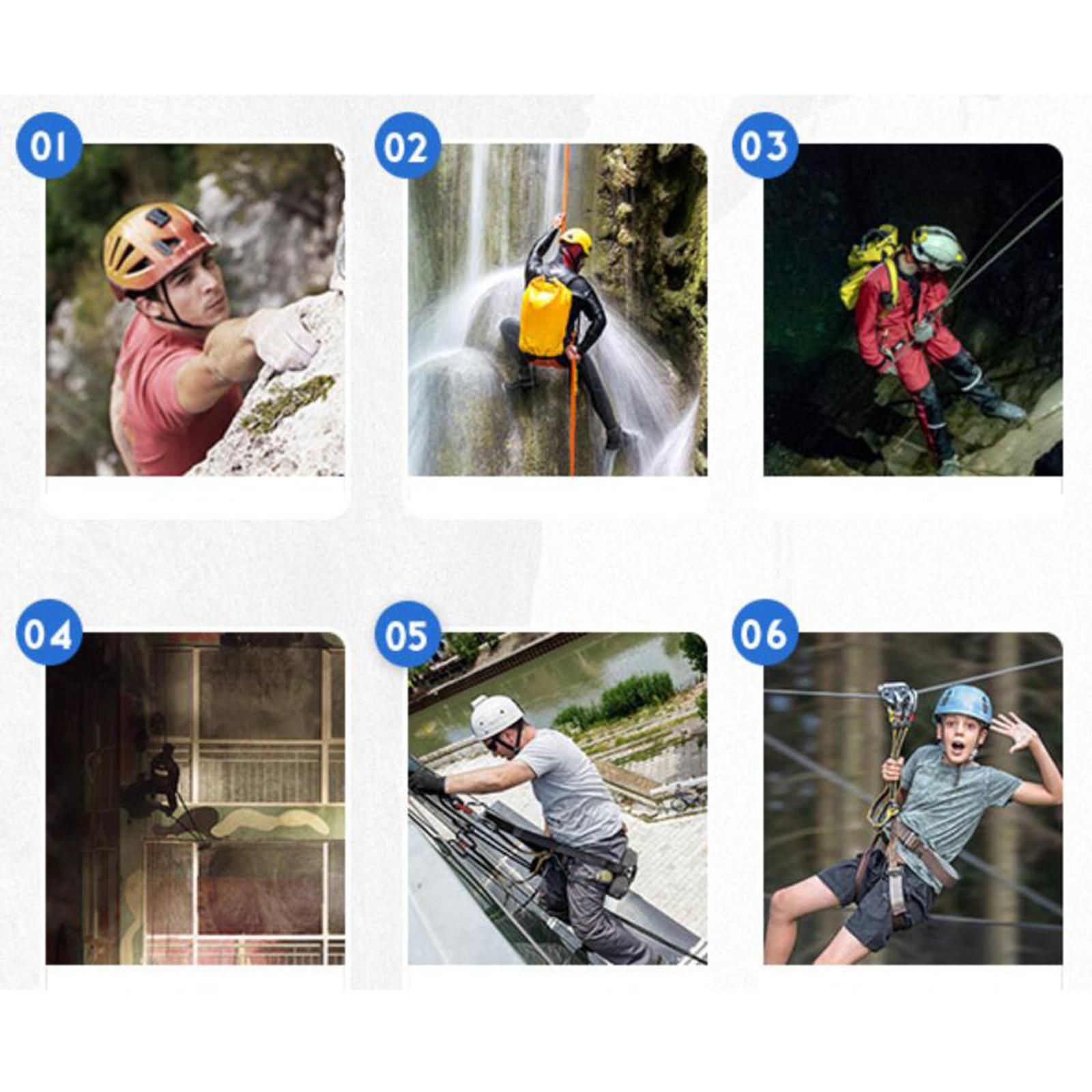 Outdoor Half Body Harness Rock Climbing Tree Rappelling Waist Belt Black L