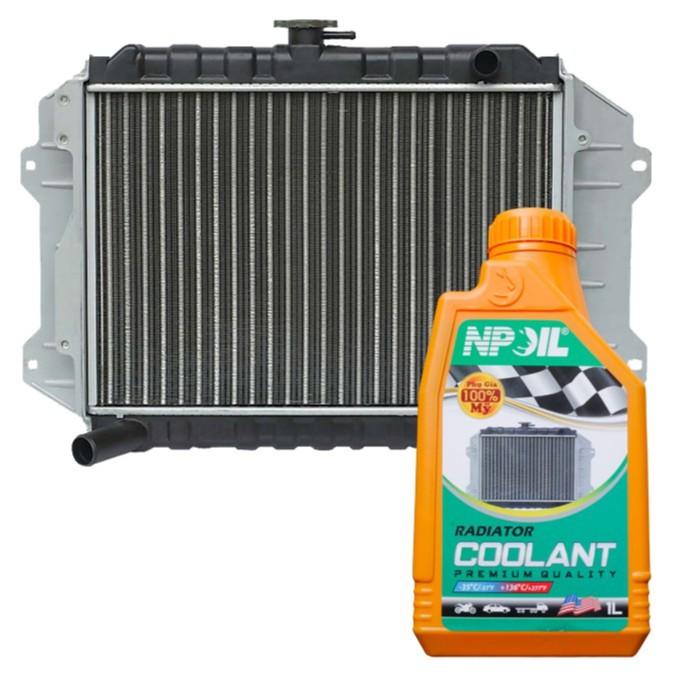Nước làm mát động cơ – NP COOLANT màu XANH chai 1L