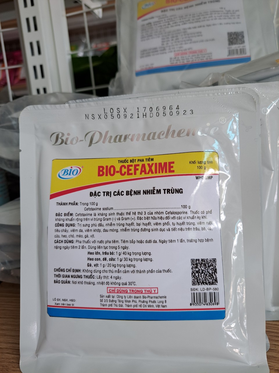 BIO CEFAXIME 100% Kháng inh thuộc thế hệ thứ 3 nhóm Cefalosporine