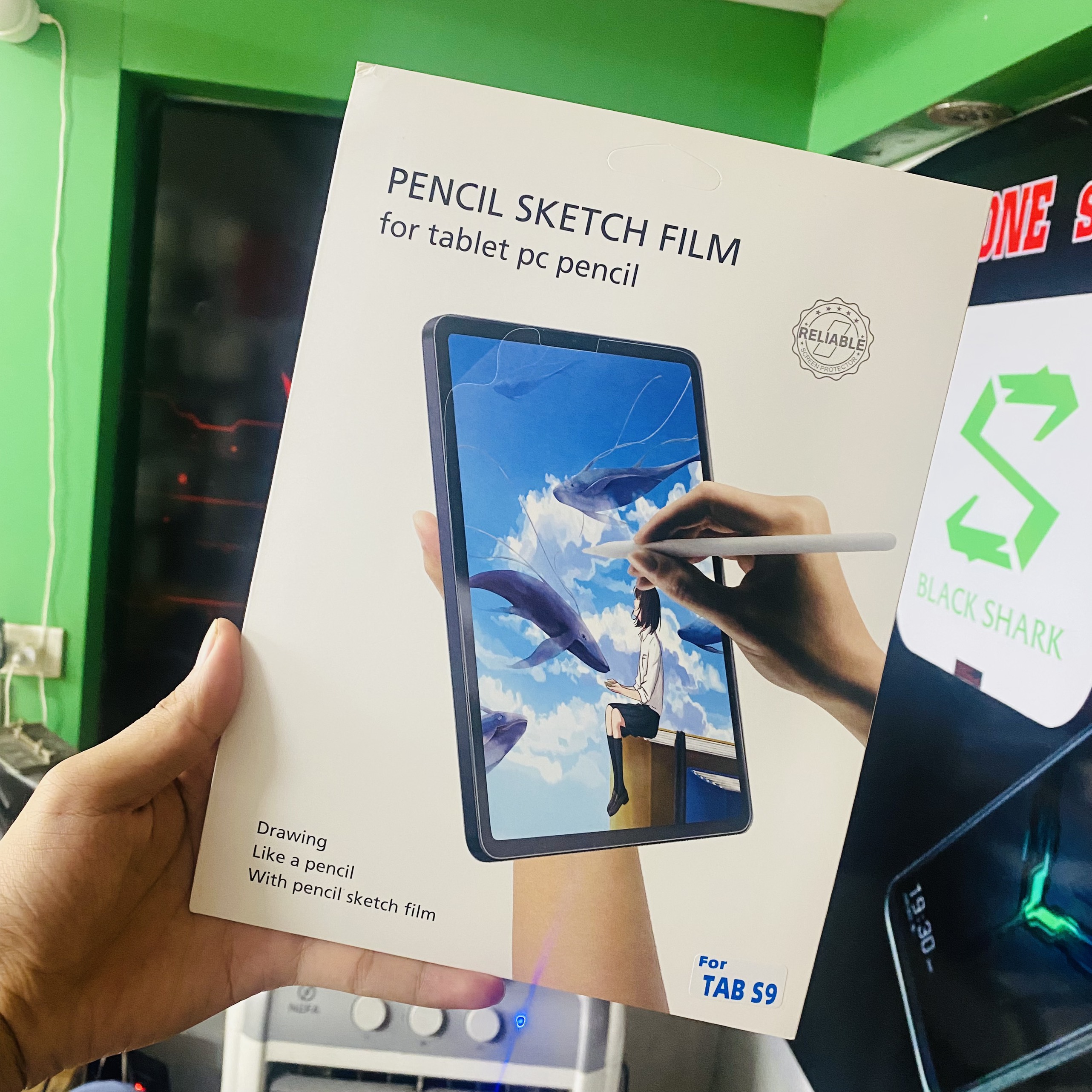 Miếng dán màn hình Paper Like Dành cho SamSung Galaxy Tab S9 , Tab S9 Plus , Tab S9 Ultra - Dán Nhám chống vân tay , sử dụng như viết trên giấy thật - Hàng Nhập Khẩu