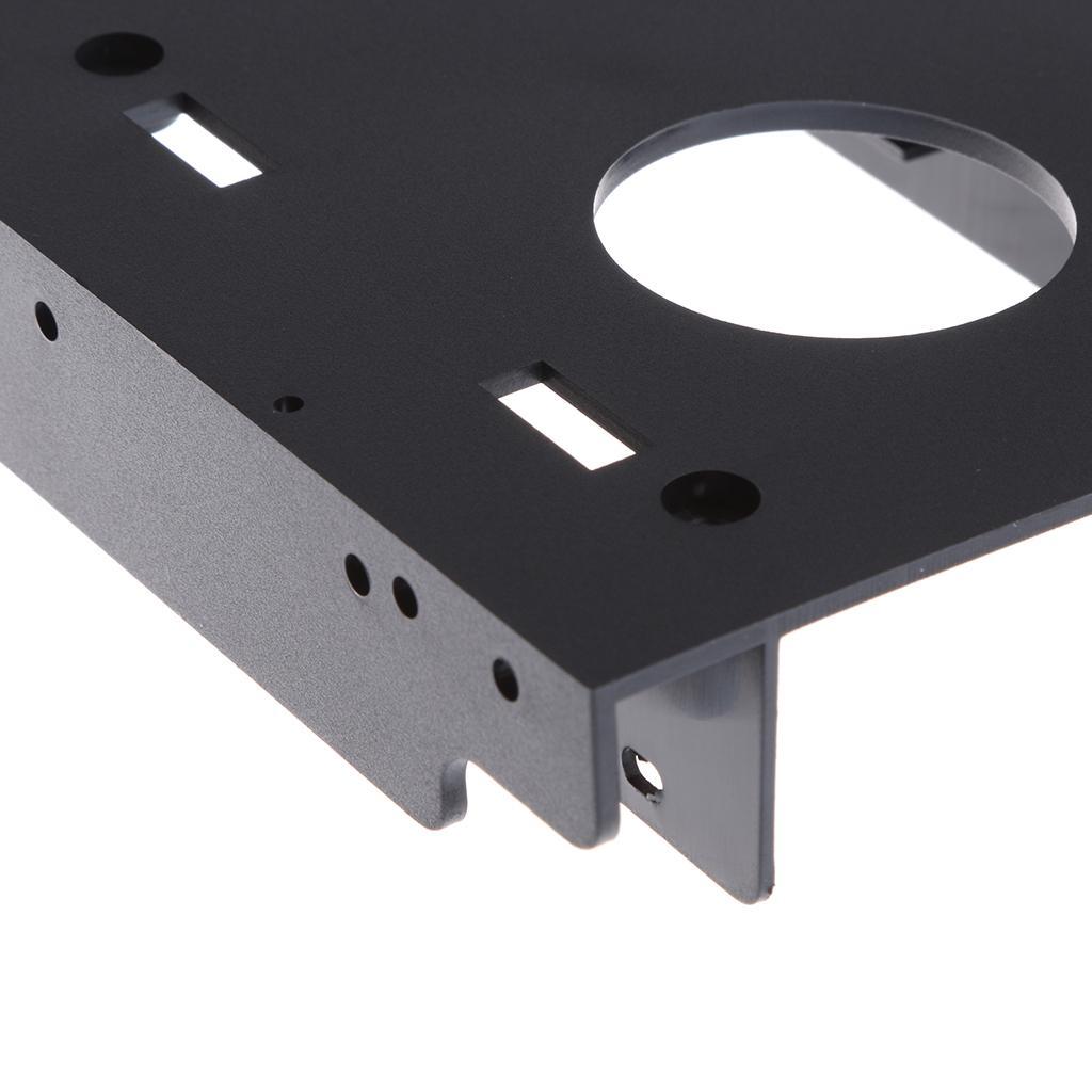 2x Dual Ports 2.5'' to 3.5'' Adapter Mounting Bracket Hard Drive Holder