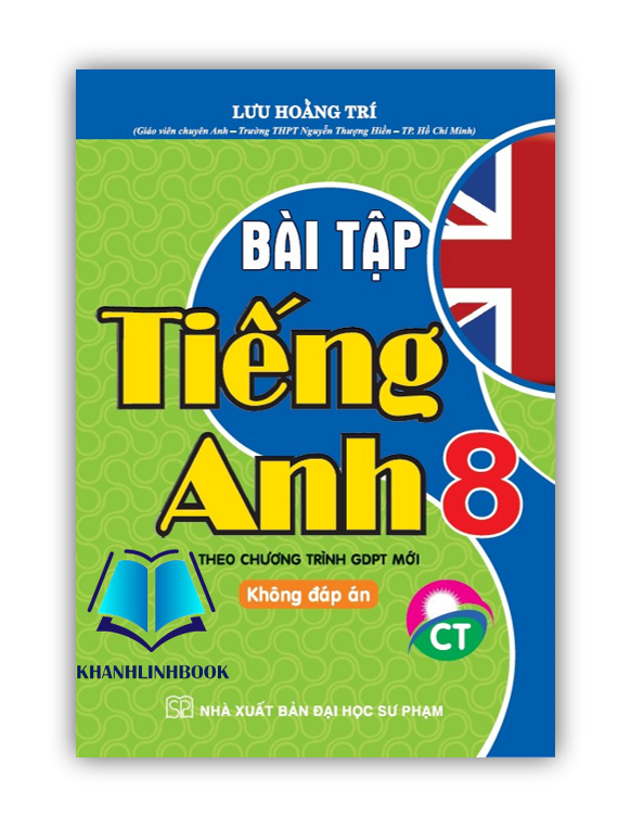 Sách - Bài tập tiếng anh 8 - không đáp án theo chương trình giáo dục phổ thông mới