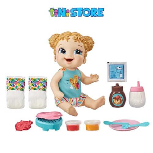 Đồ chơi bé gái Hasbro búp bê tóc vàng làm bữa sáng Baby Alive