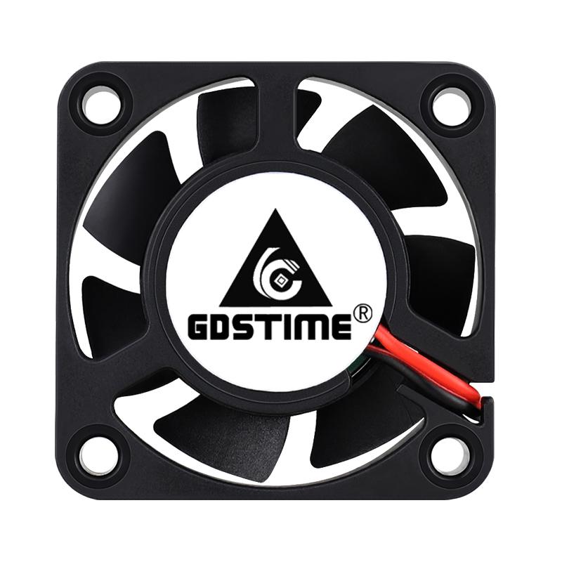 2pcs gdstime DC 24V 12V 5V 40mm x 40mm x 10 mm bi mang máy tính máy tính máy tính máy tính case Quạt làm mát 4010