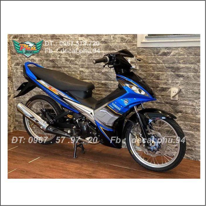 Tem Exciter 135 Xanh Bạc đen Lc