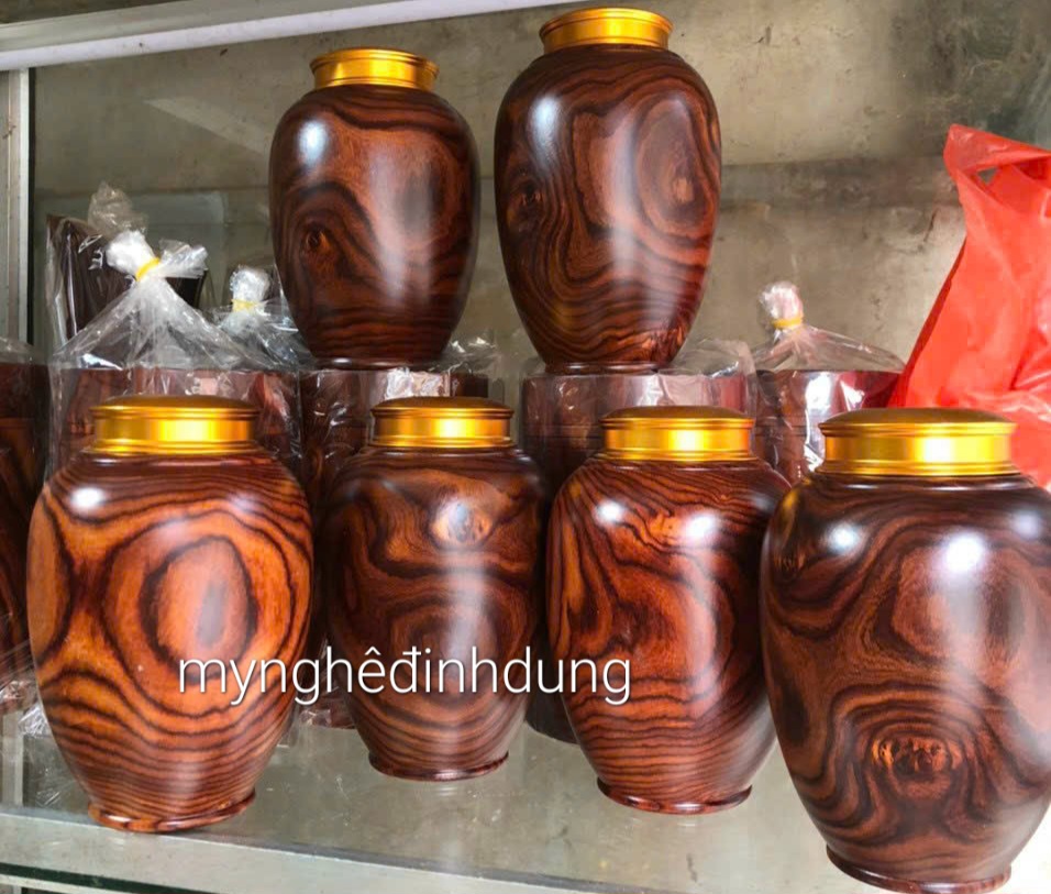 Hộp đựng trà (chè) bằng gỗ trắc cao 20×11cm