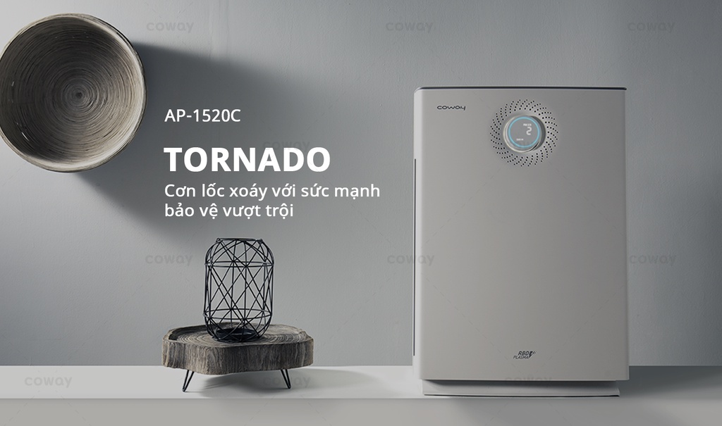 Máy lọc không khí Coway Tornado AP-1520C - Hàng chính hãng