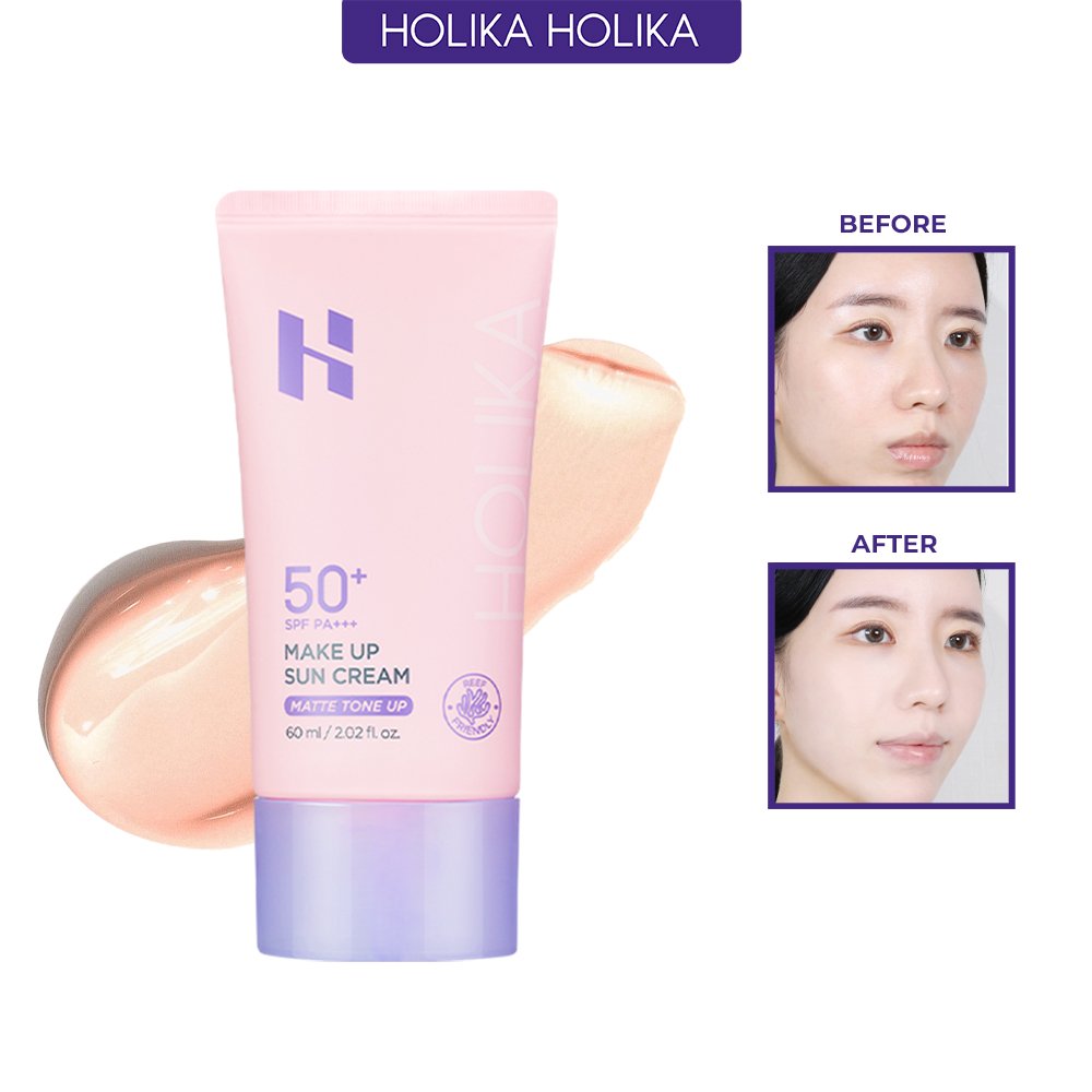 Kem Chống Nắng Trang Điểm Holika Holika Make Up Sun Cream SPF50+ PA+++ 60ml