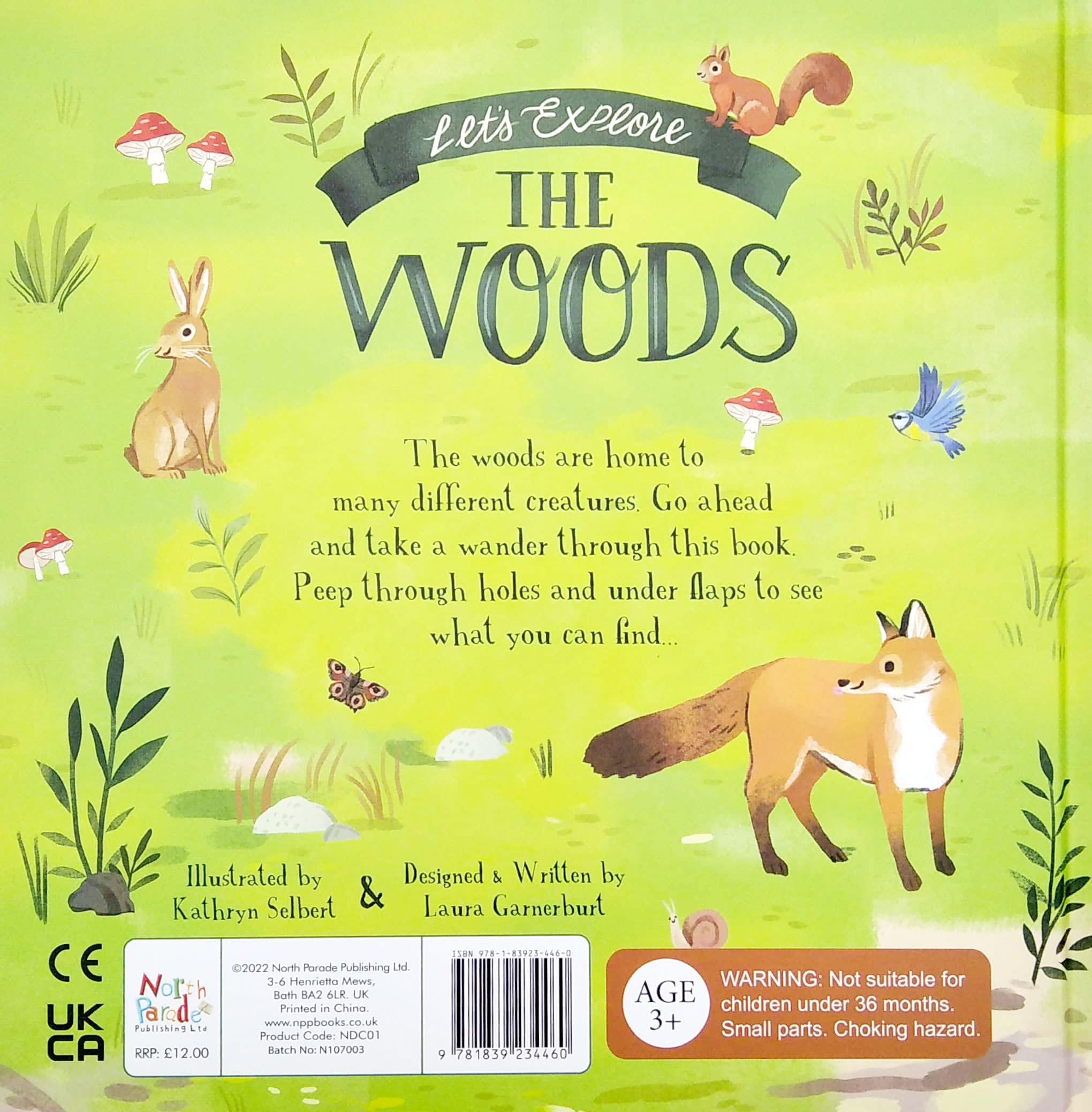 Nature Die-cut Book - Let's Explore! The Woods