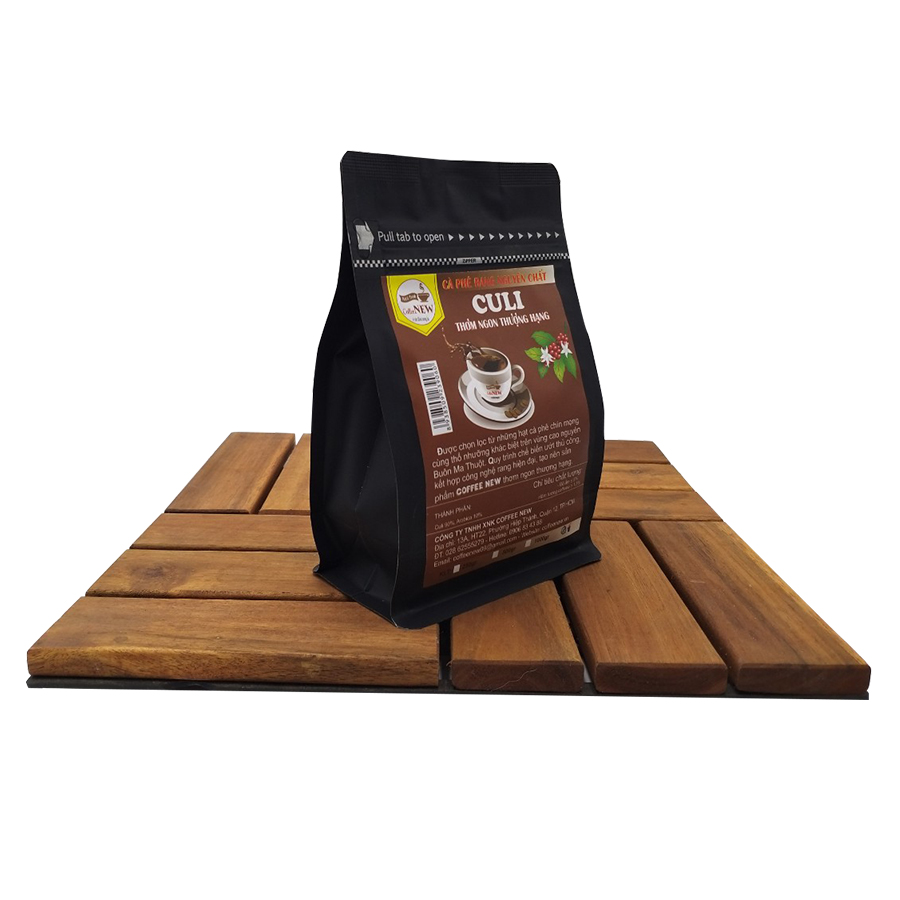 Cà phê CULI - Rang Mộc Nguyên Chất (Gói 250gr) - Dạng Hạt Pha Máy Hoặc Pha Phin - Coffee New