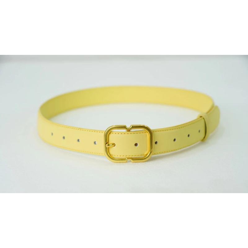 Thắt lưng nữ bản nhỏ 3 CM mặt khoá đồng cao cấp, dây nịt nữ thời trang siêu sang chảnh -B08