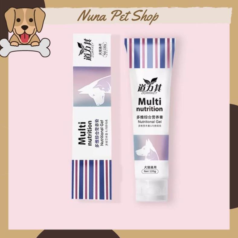 Gel dinh dưỡng cho chó mèo Dorrikey bổ sung dinh dưỡng, tăng sức đề kháng (120g)