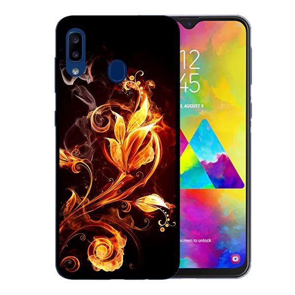 Ốp lưng cho Samsung Galaxy A30 Hoa Lửa - Hàng chính hãng