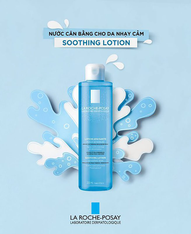 Nước cân bằng giàu khoáng dành cho da nhạy cảm La Roche-Posay Soothing Lotion Sensitive Skin 200ml