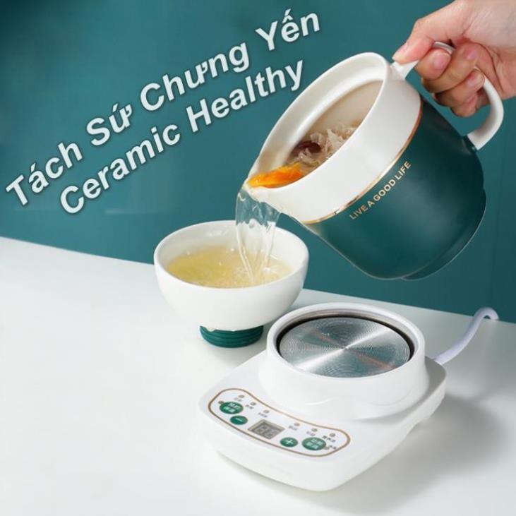 Ceramic Healthy Tách Sứ Chưng Yến, Nấu Canh, Trà...