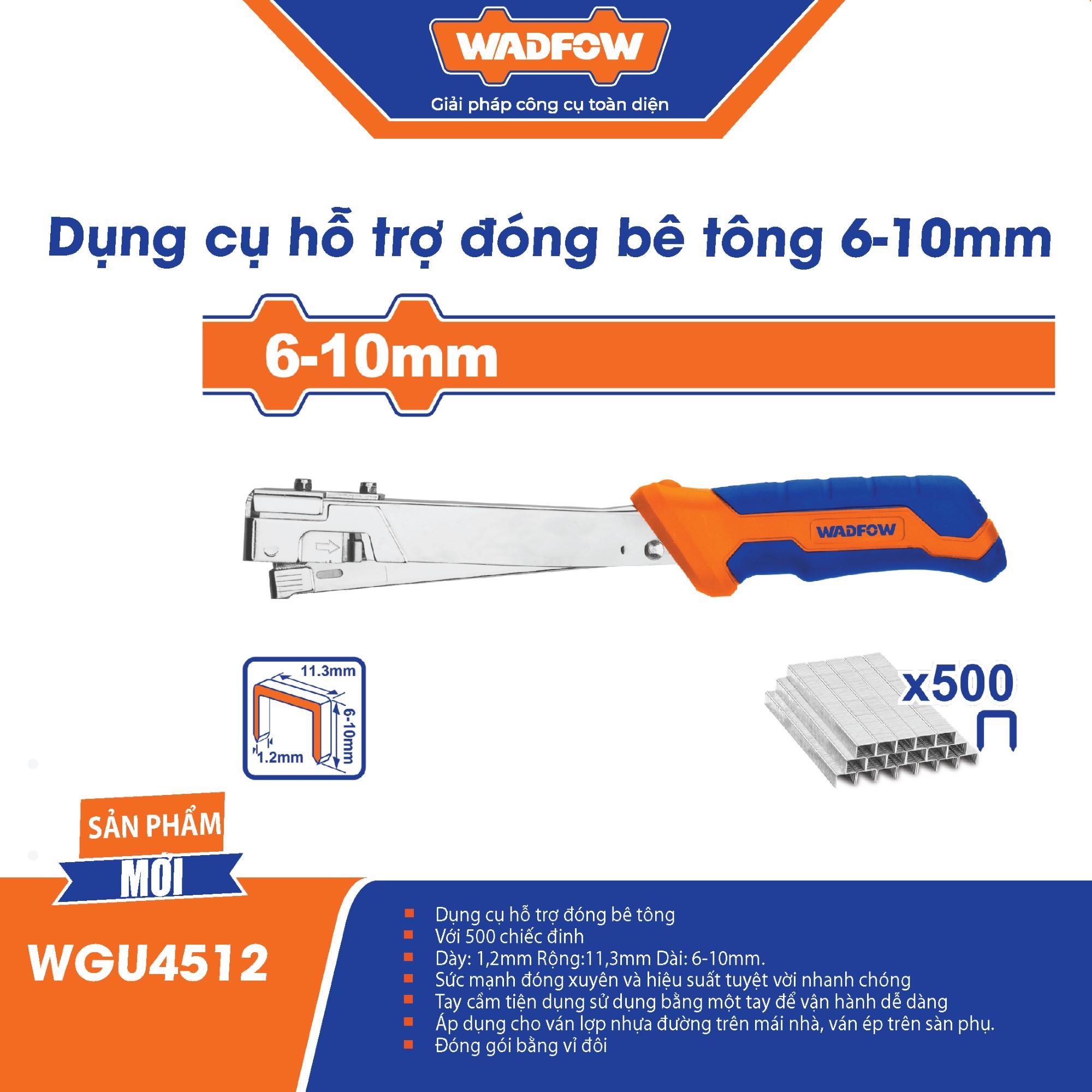 ĐÓNG GHIM KIỂU BÚA HAMMER TACKER WGU4512 WADFOW - HÀNG CHÍNH HÃNG