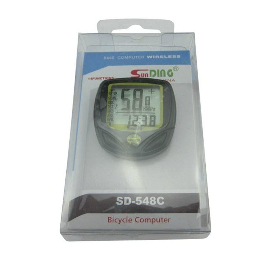 Đồng hồ tốc độ xe đạp không dây SunDing 548 cao cấp giá rẻ