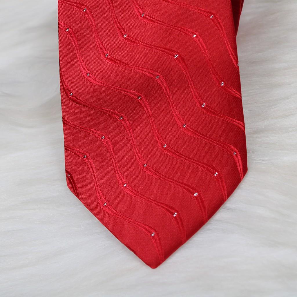 Cà vạt nam công sở bản 8cm KING caravat cao cấp giá rẻ vải silk lụa 100% 3 lớp C054