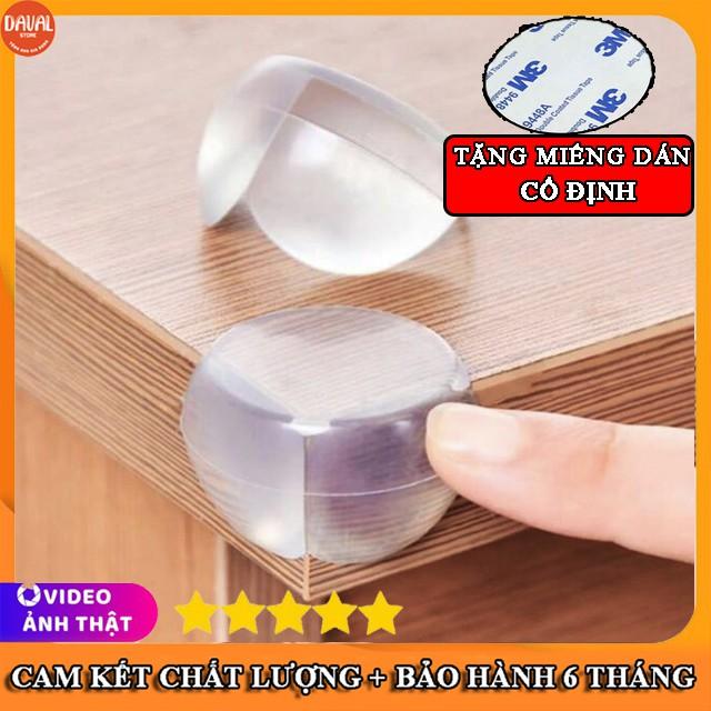 Bọc góc bàn️SALE️Miếng bịt góc bàn bọc cạnh bàn Silicon trong suốt Tránh Va Đập An Toàn Cho Bé