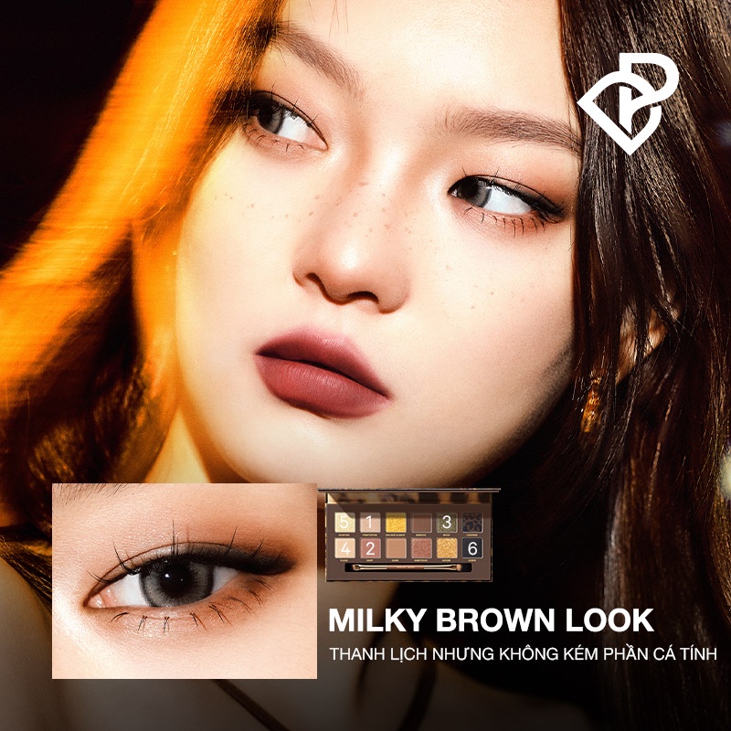 Bảng Phấn Mắt Perfect Diary Bảng Màu Báo Hoang Leopard 14g Kèm Cọ