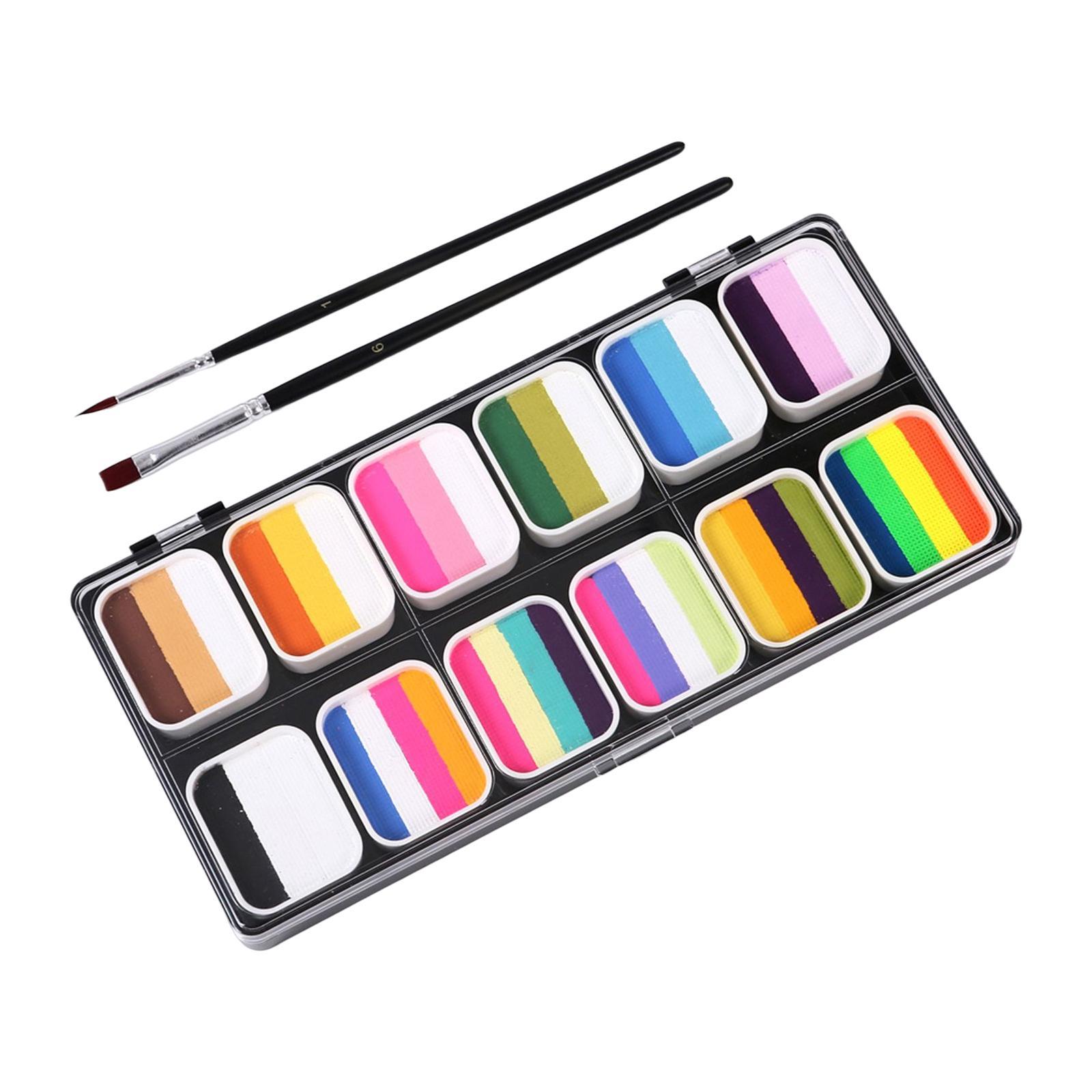 Painting Palette Makeup Painting Brush Cosplay Halloween Face Body Paint Set