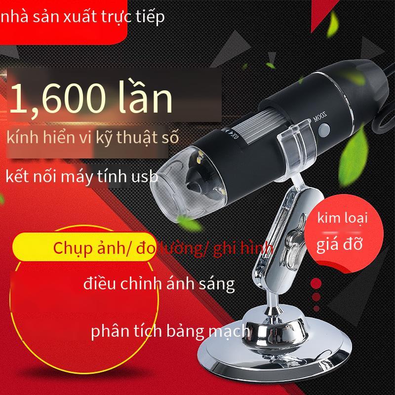 Phong cách mới nhất 1600 lần kính hiển vi điện tử USB kính lúp kỹ thuật số bảo trì công nhân kiểm tra kính hiển vi di động cầm tay