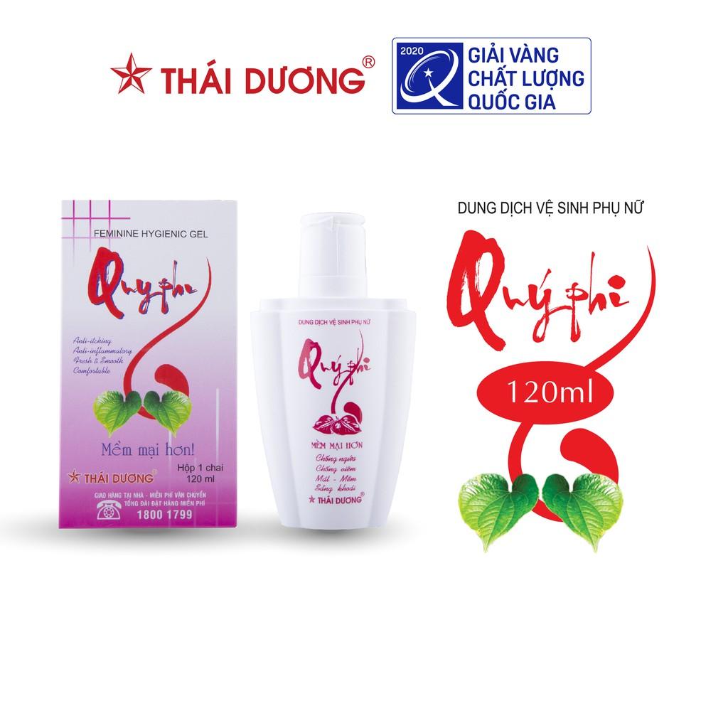 Dung dịch vệ sinh phụ nữ Quý Phi Sao Thái Dương 120ml