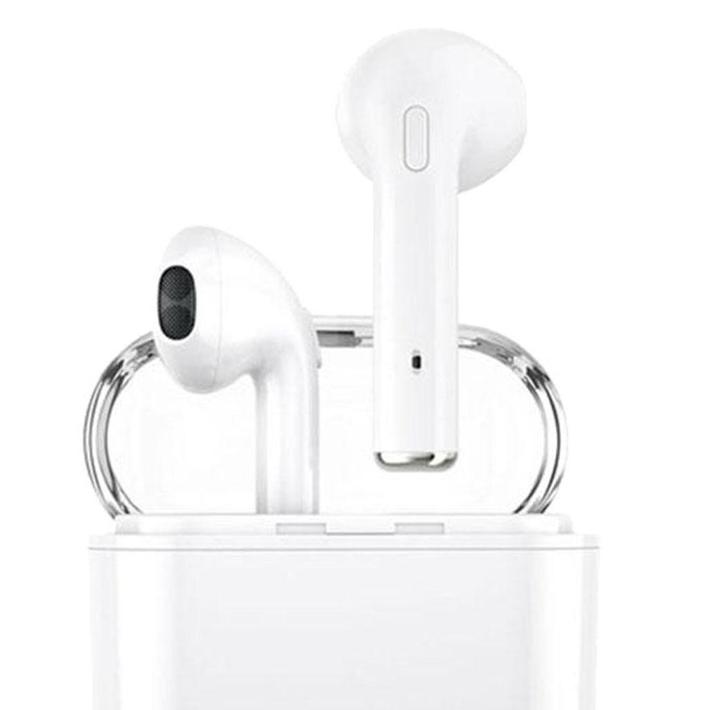 Portable Handsfree Mini Bluetooth Headphones Wireless Earphones White