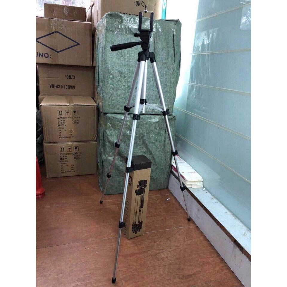 Giá đỡ điện thoại Livestream - Tripod 3 chân 3110 Kèm Kẹp -