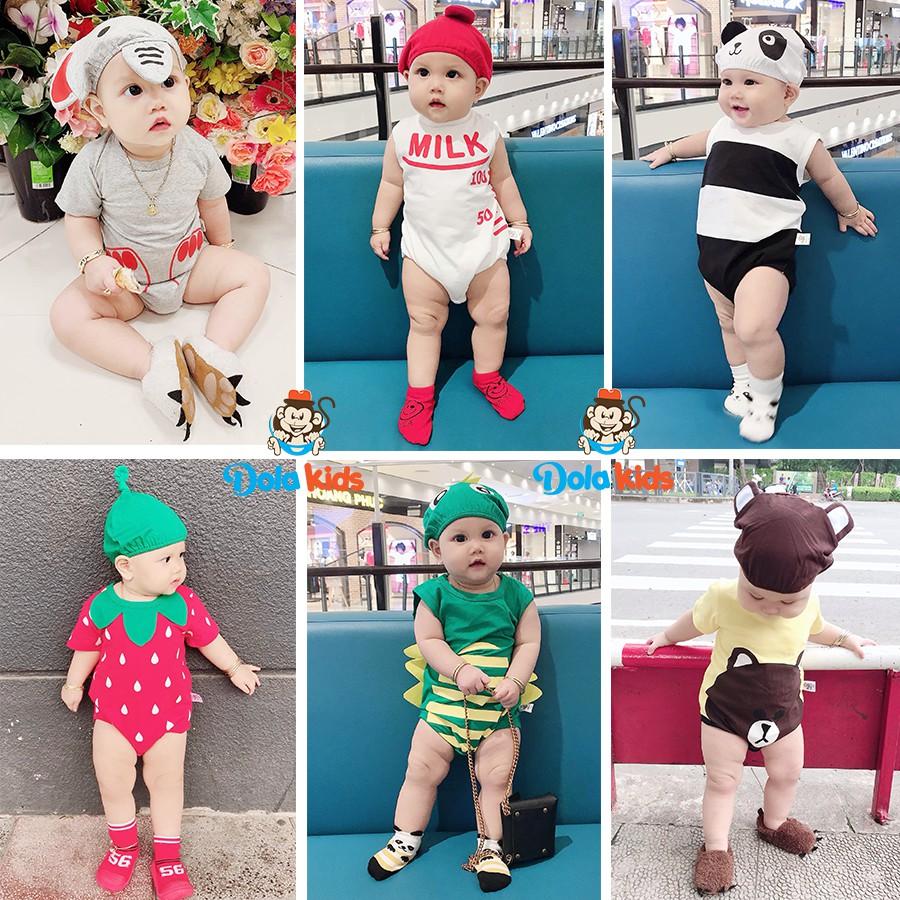 Bodysuit cho Bé - Bodychip hình thú CAO CẤP hình thú dễ thương - DoLaKids