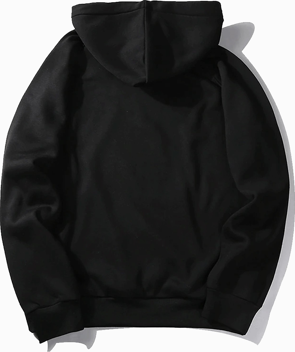 Áo Hoodie Nỉ Cotton Đen Trơn Đủ Size S M L XL Cao Cấp