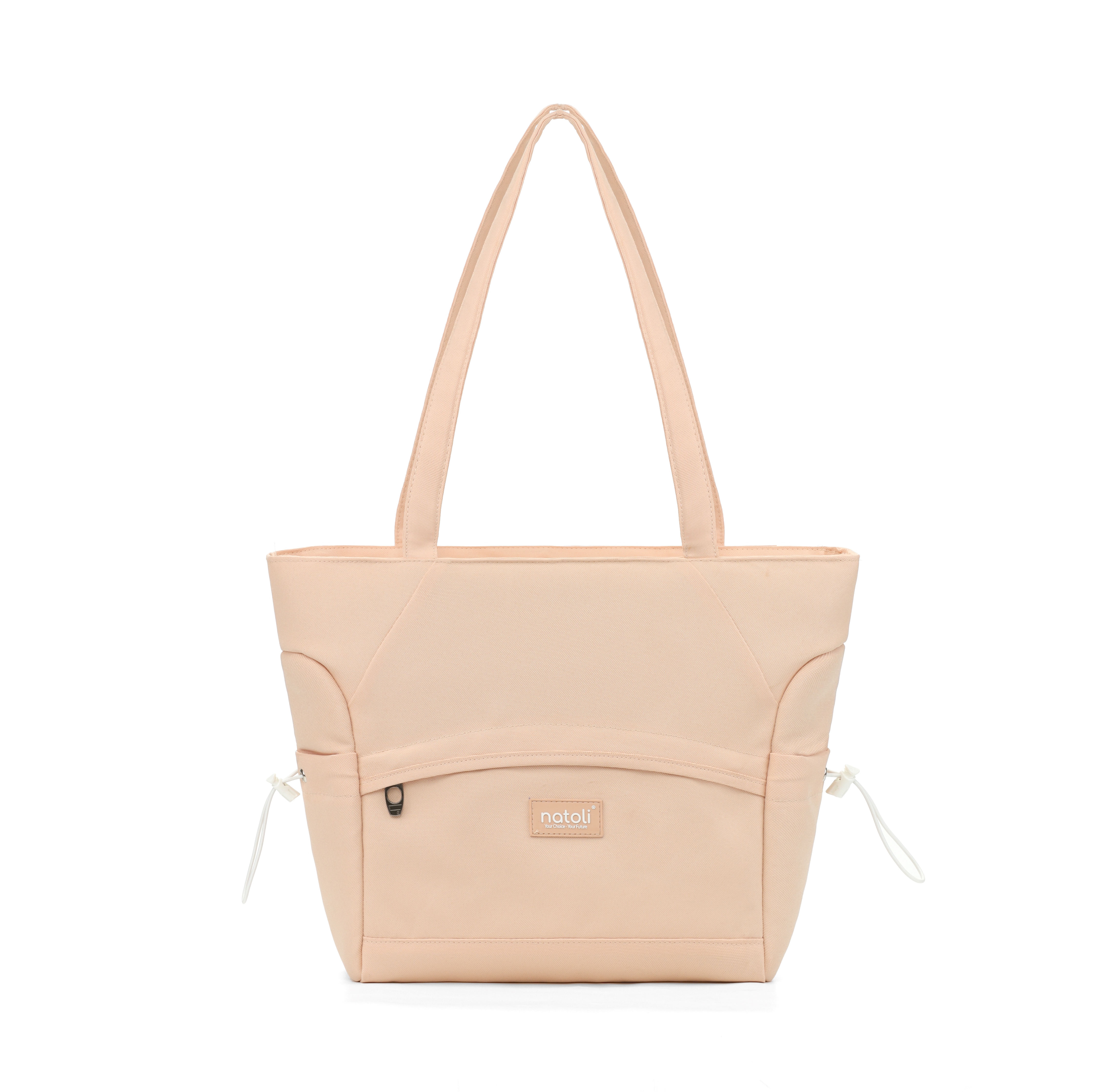 Túi tote vải canvas nữ NATOLI nhiều ngăn có khóa kéo chống nước cao cấp - BST Side Cinch Bag T20