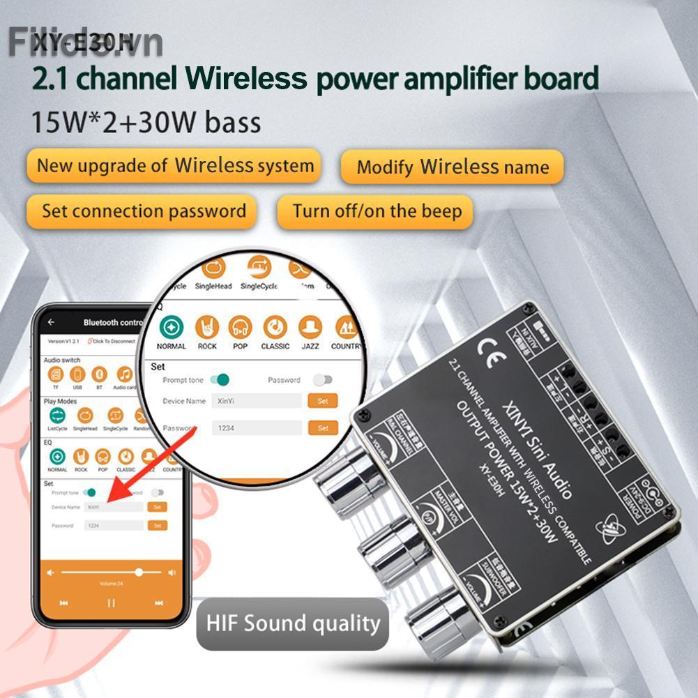 Bảng mạch khuếch đại âm thanh Bluetooth 2.1 kênh XY-E30H