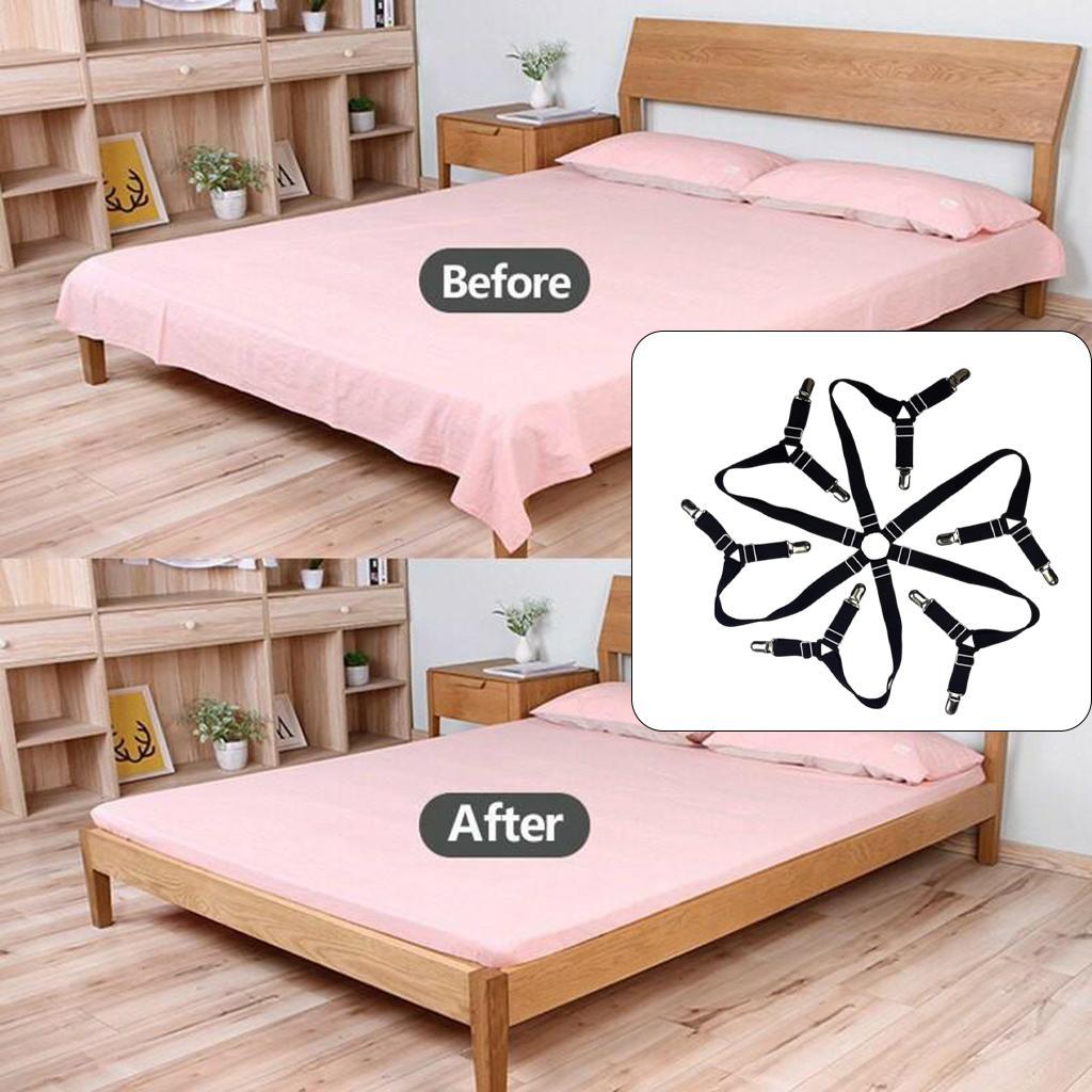 Elastic Bed Sheet Holder Clip Fastener for Bed Sheets Mattress Covers