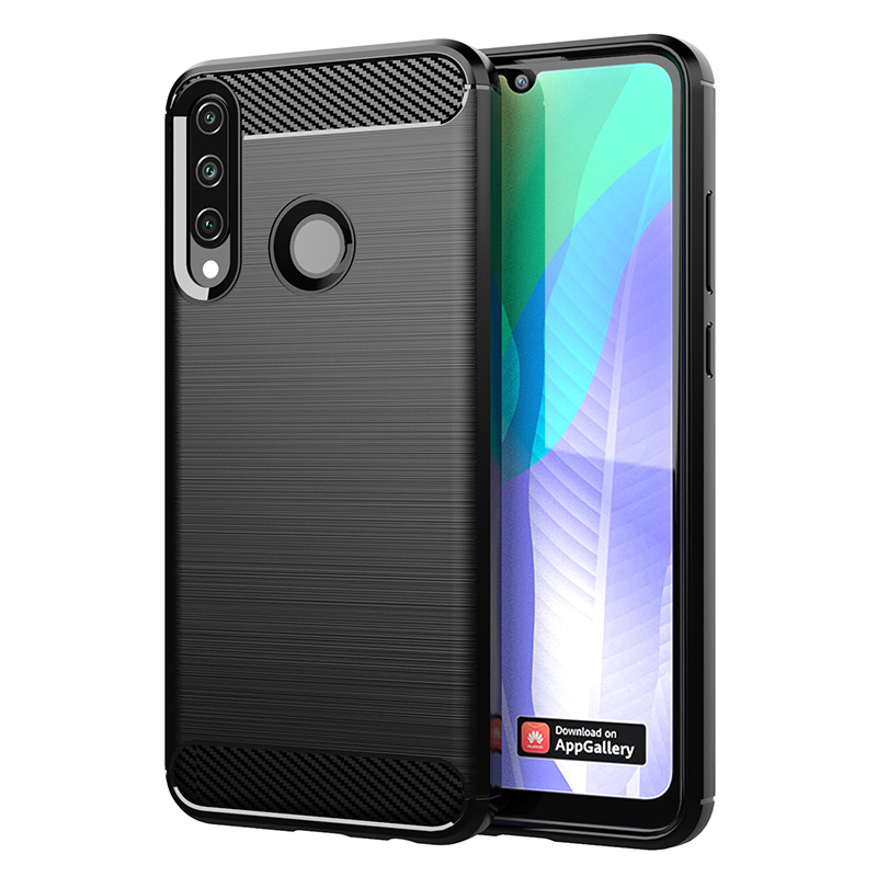 Ốp Lưng Chống Sốc Vân Cabon Dành Cho Điện Thoại Huawei Y6P