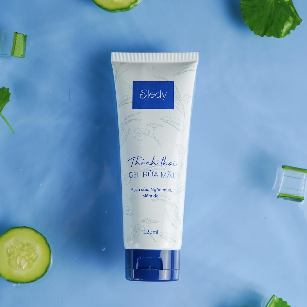 Combo sữa rửa mặt và emulsion dưỡng ẩm Thảnh Thơi ELEDY giúp sáng da và ngừa mụn
