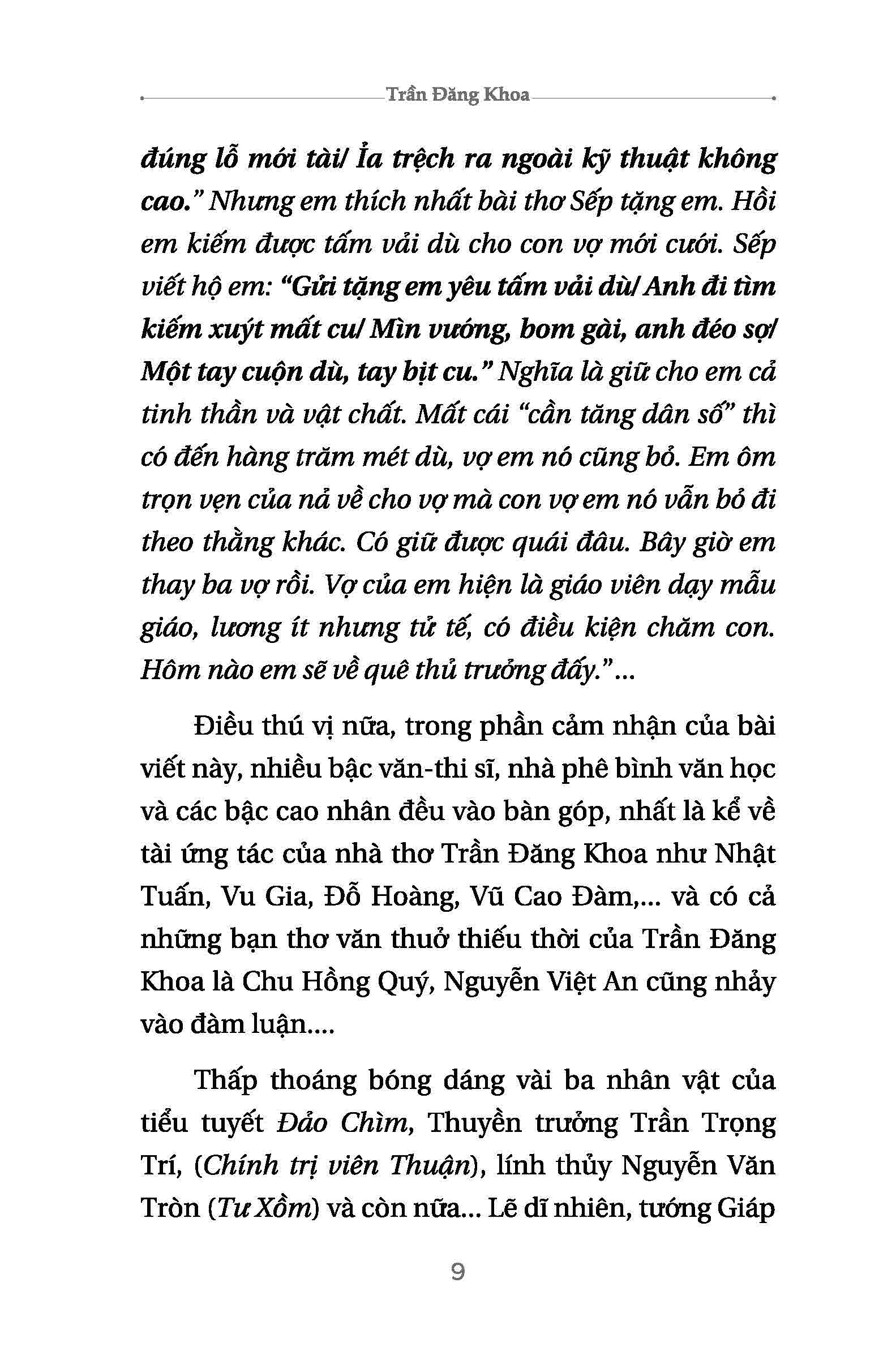 Đảo Chìm - Trần Đăng Khoa (Bìa Mềm)