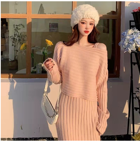 Đầm Len Hai Mảnh Thời Trang Khí Chất VH41 - Hàng Quảng Châu Cao Cấp