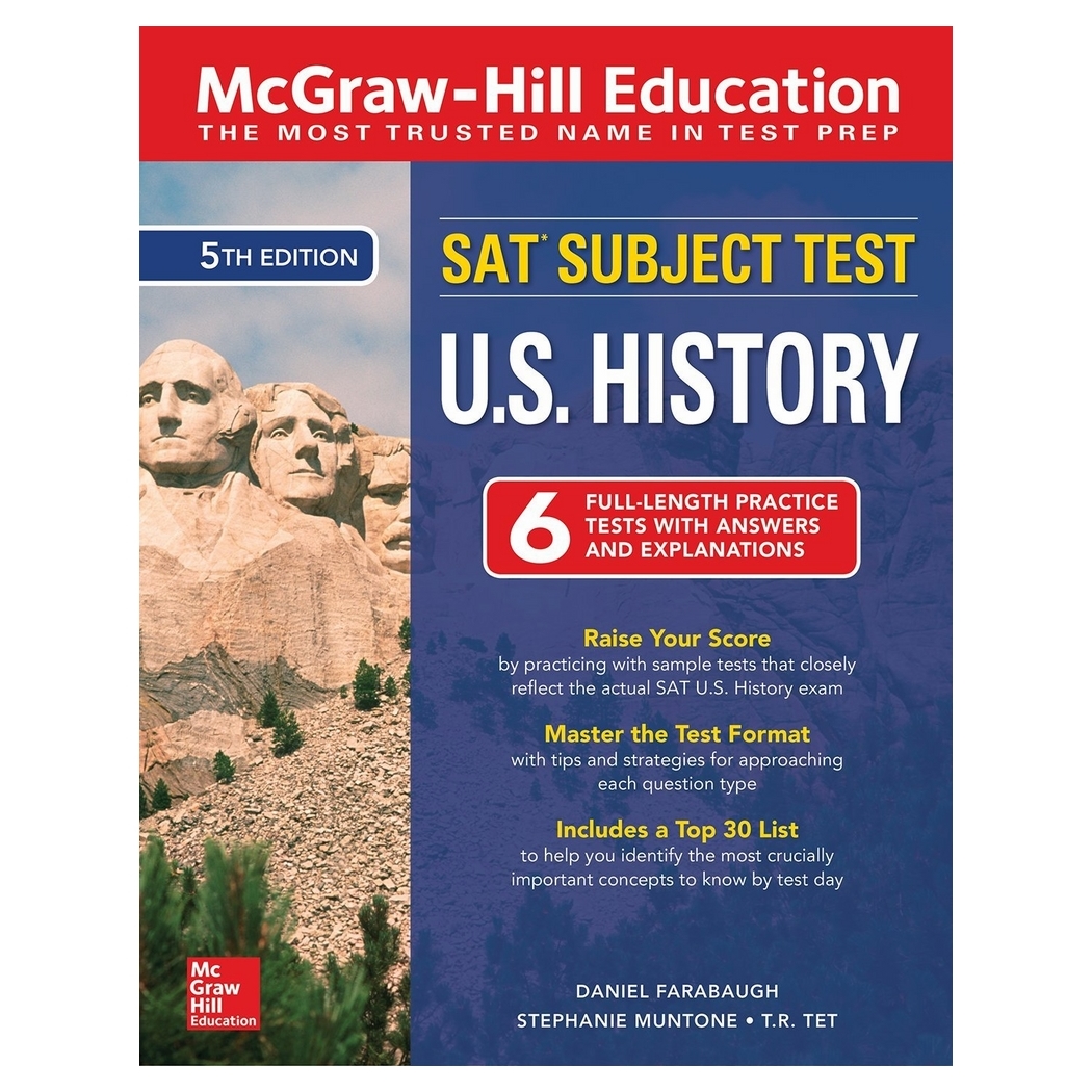 Mcgraw-Hill Education Sat Subject Test U.S. History, Fifth Edition