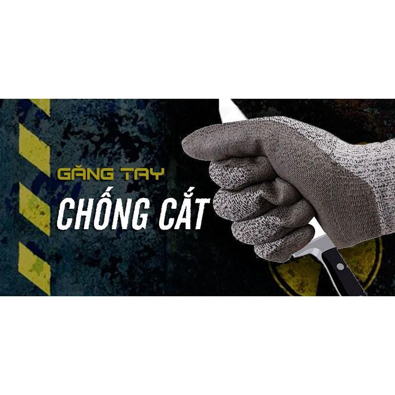 Găng tay chống cắt 3M cấp độ 5 chuyên dùng chống cắt tôn kính găng ôm tay dễ thao tác 3M CUT LV5 (Màu xám)