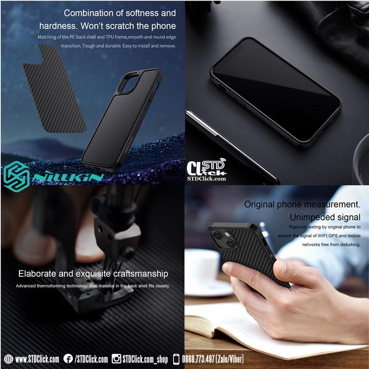 ỐP LƯNG DÀNH CHO ĐIỆN THOẠI IPHONE 13 NILLKIN SYNTHETIC FIBER