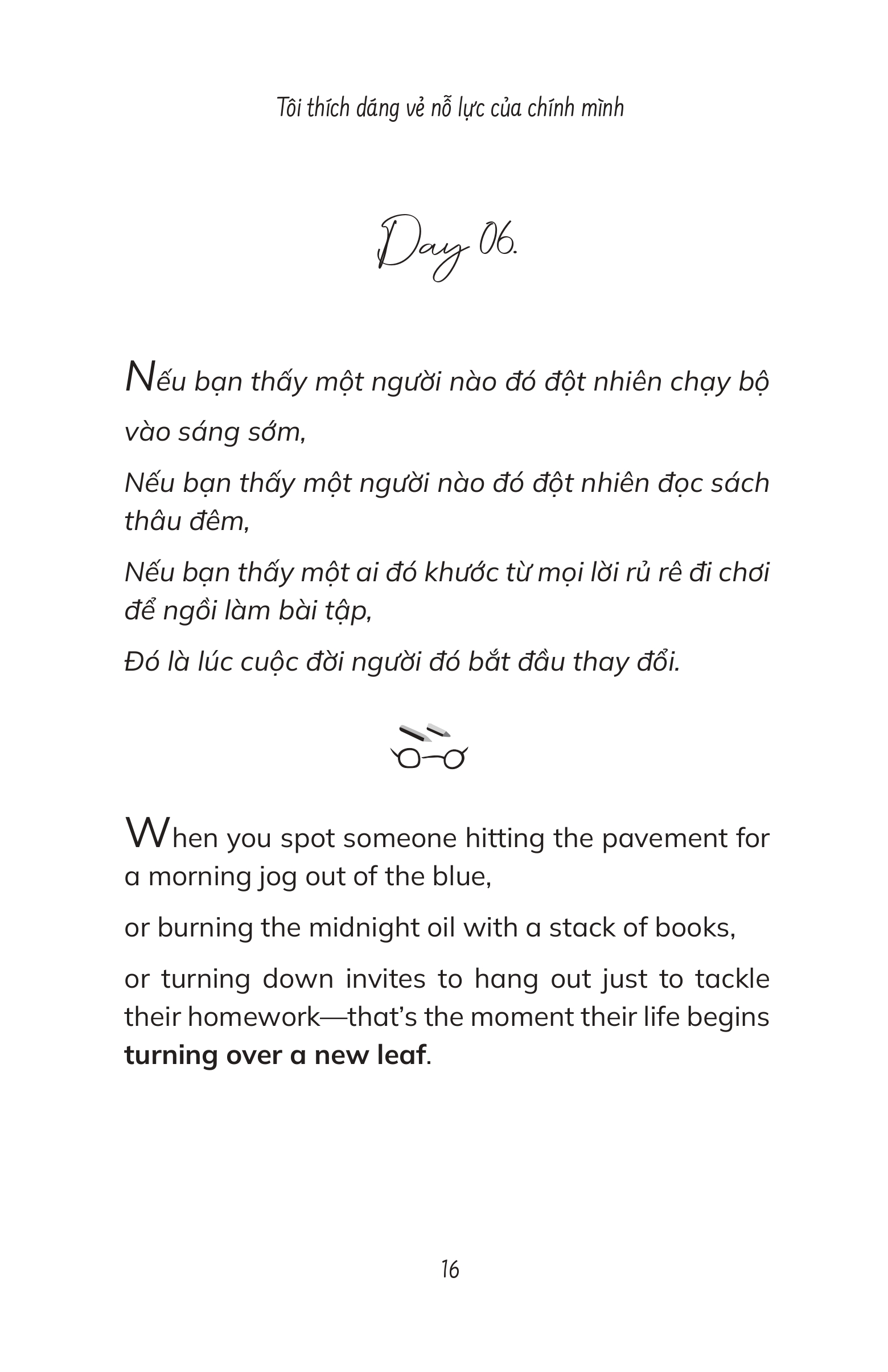 A Diary Of Silent Effort – Tôi Thích Dáng Vẻ Nỗ Lực Của Chính Mình - LiLy Trương  – Phiên Bản Song Ngữ Việt Anh