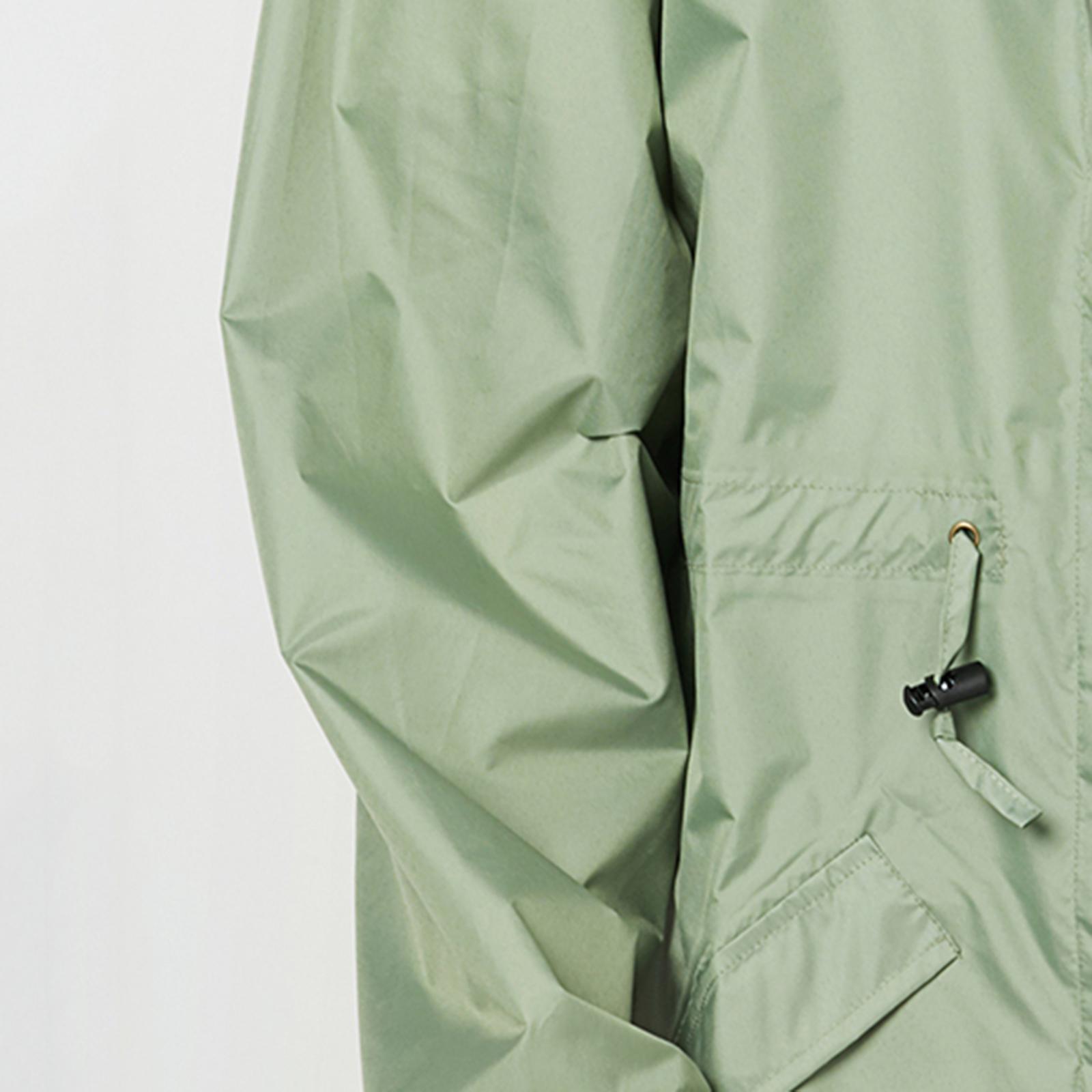 Rain Jacket Women Long Rain Coat Lightweight Waterproof Outdoor Hooded Windbreaker