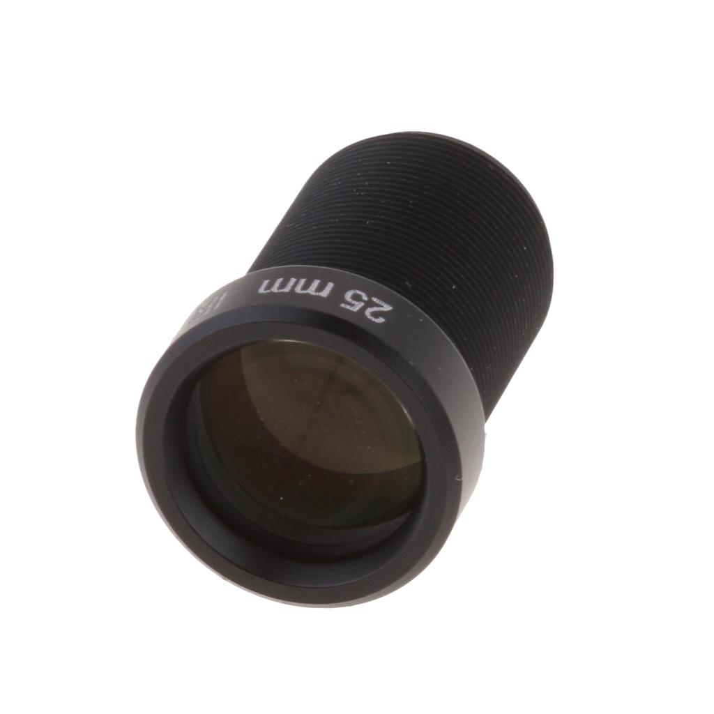 1/2'' HD 5mp 25mm 15 Degree Angle IR Board CCTV Lens M12 for Security IP Camera