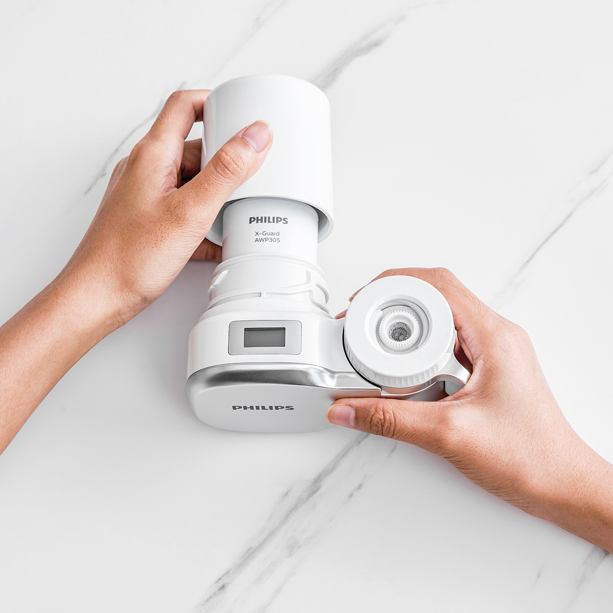 [HÀNG CHÍNH HÃNG]  Bộ thiết bị lọc nước tại vòi Philips AWP3705