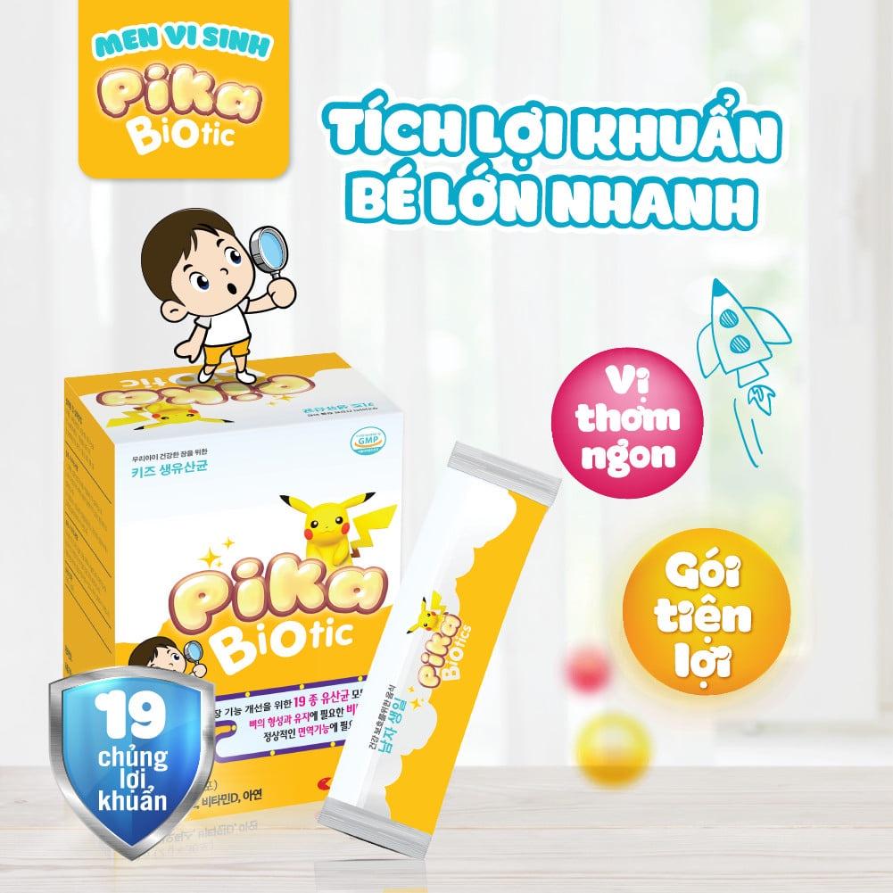 Men vi sinh Pikabiotic hộp 30 gói
