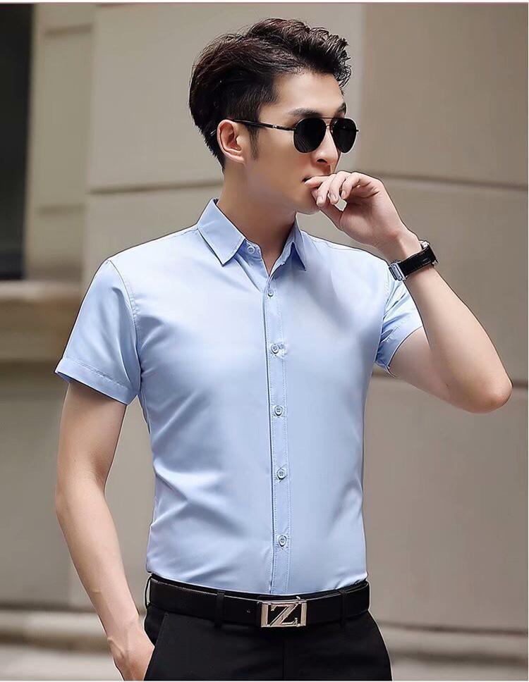 Áo Sơ Mi Nam Cộc Tay Trẻ Trung Cao Cấp SMC