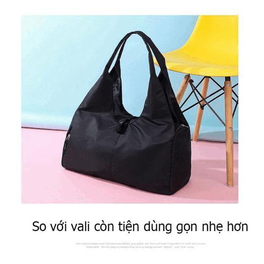 Túi xách đeo vai sức chứa lớn vải Oxford chống nước - Đen - ShopToro - AsiaMart