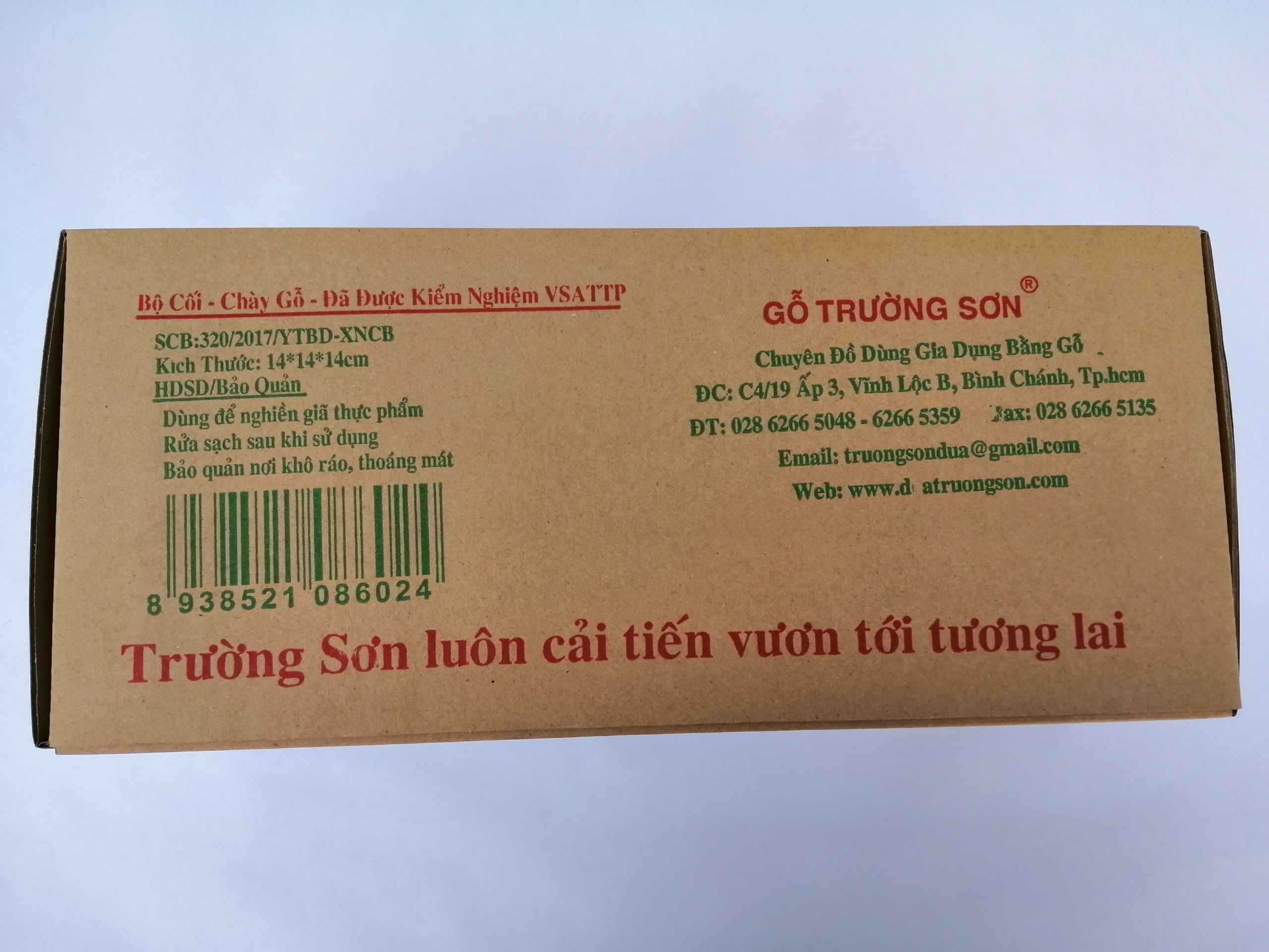 Cối Gỗ Cao Cấp - Bộ Cối &amp; Chày Gỗ 14 - Đồ Gỗ Nhà Bếp Chất Lượng Cao