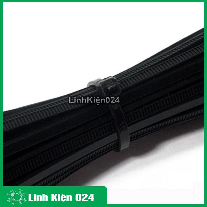 Gói 250PCS Dây Thít Đen 5X250mm